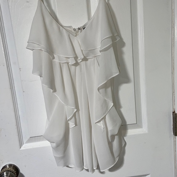 Naked Zebra sexy white tank top size Small NWT - Picture 2 of 9